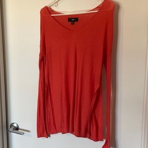 Coral light weight sweater